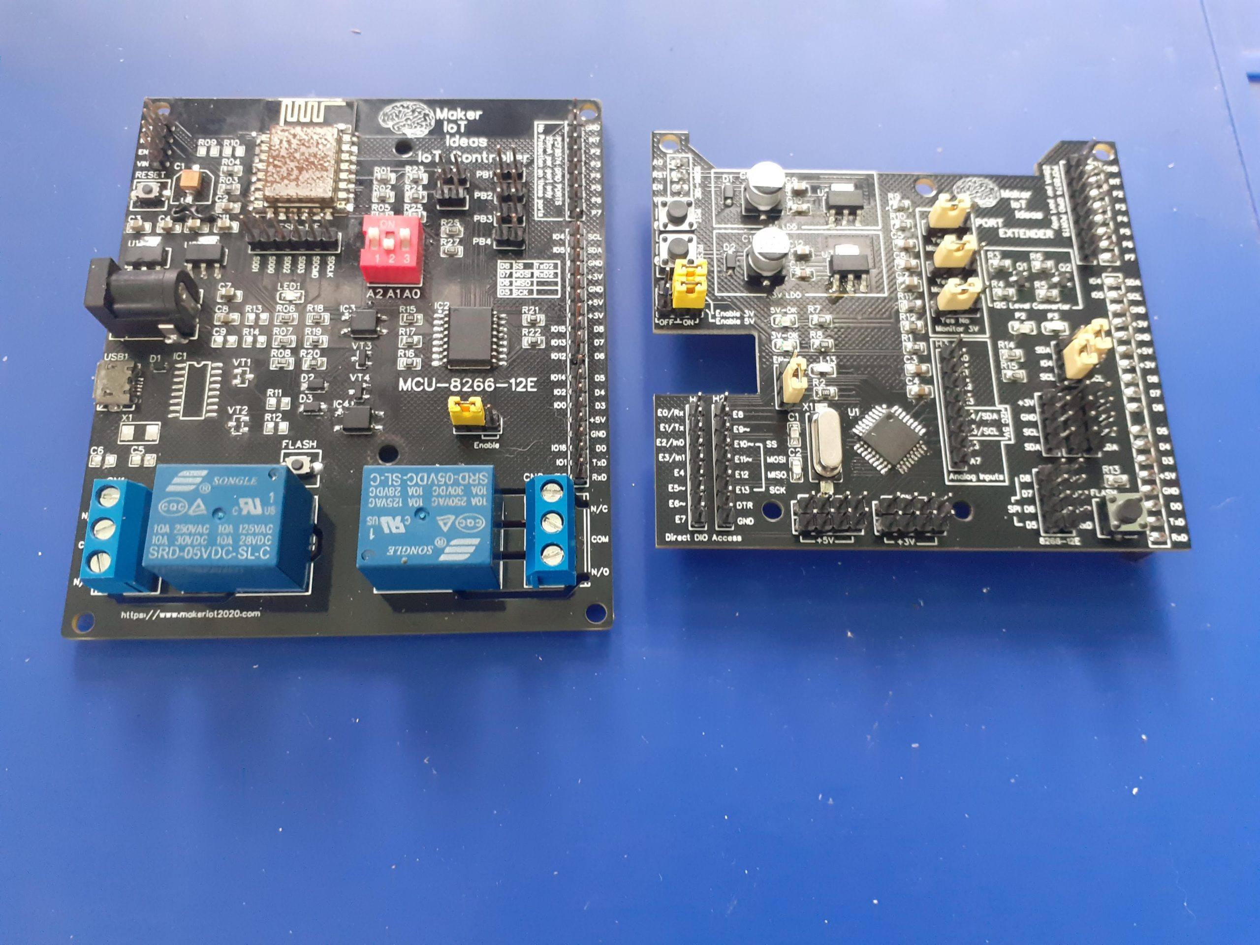 Port Extender Card for the MCU-8266-12E