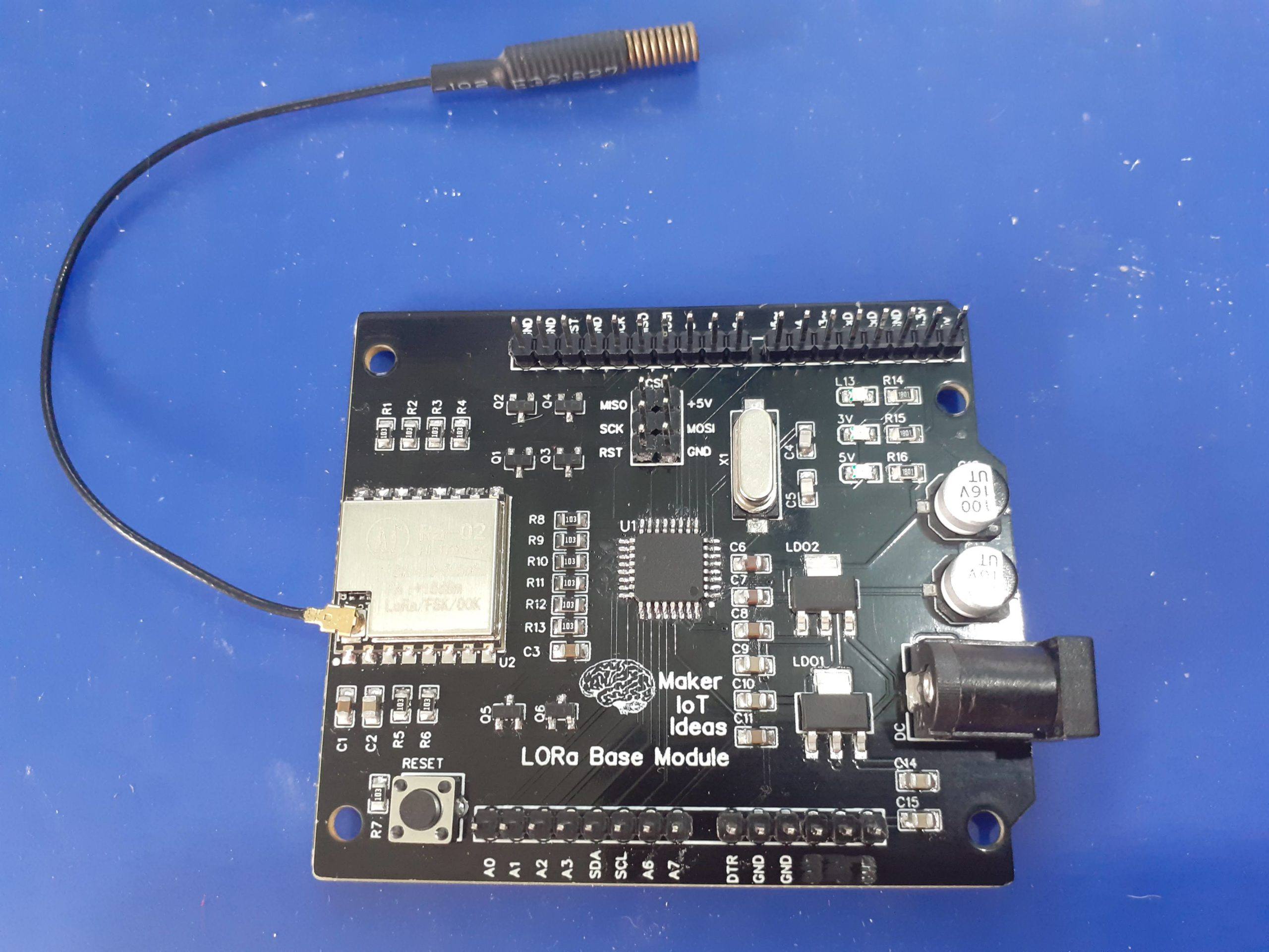 LoRa Base Module with ATMEGA328P