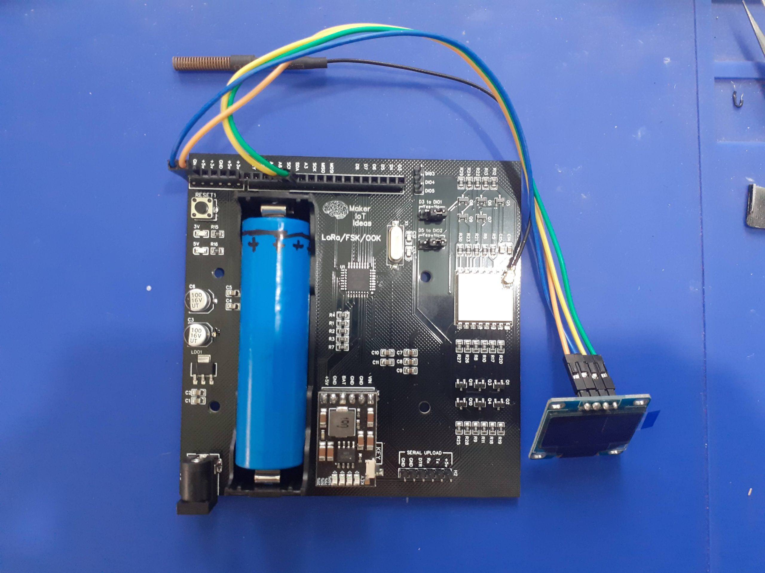 Sx127x-Ra-02-Test-Module with ATMEGA328P-AU