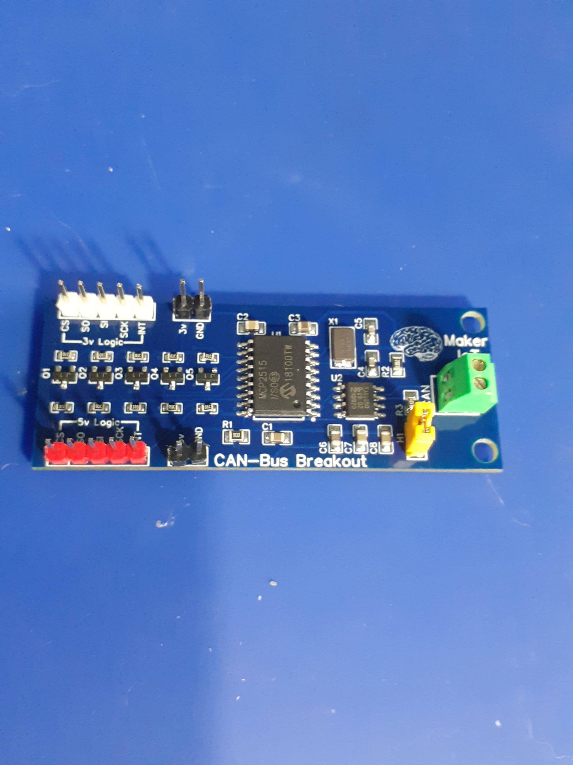 ESP32 Triple CAN Bus Application Through Adding Two MCP2515 Ports