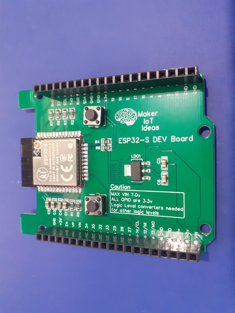 ESP32-S Dev Board Rev 1.0