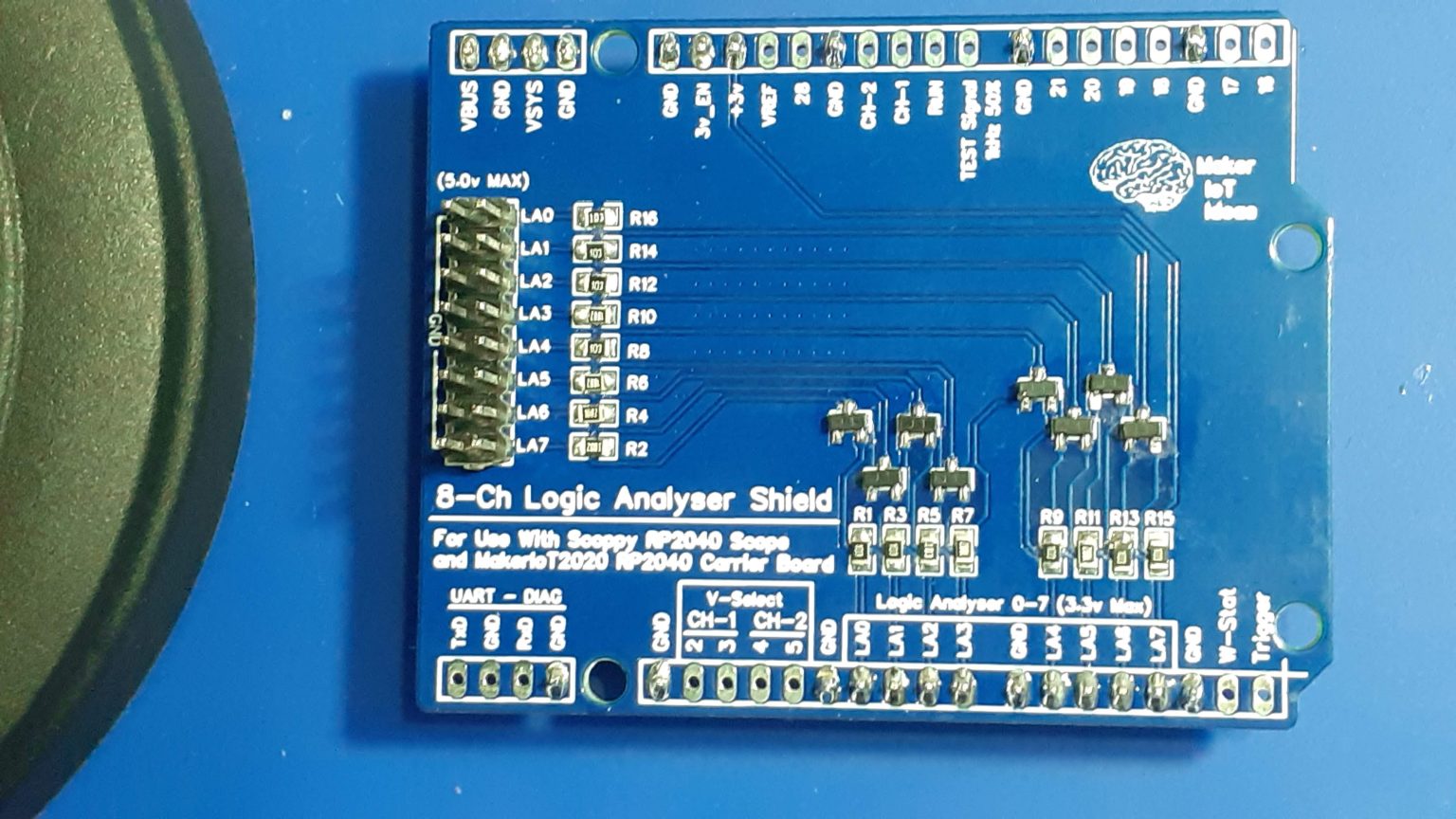 An Easy RP2040 Logic Analyzer Shield Scoppy Scope Part 2 Maker and
