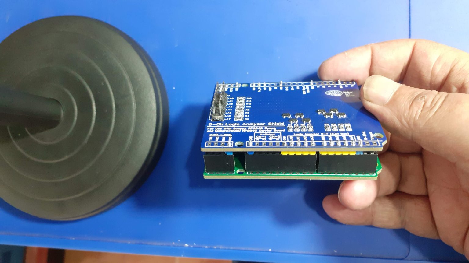 An Easy RP2040 Logic Analyzer Shield Scoppy Scope Part 2 Maker and