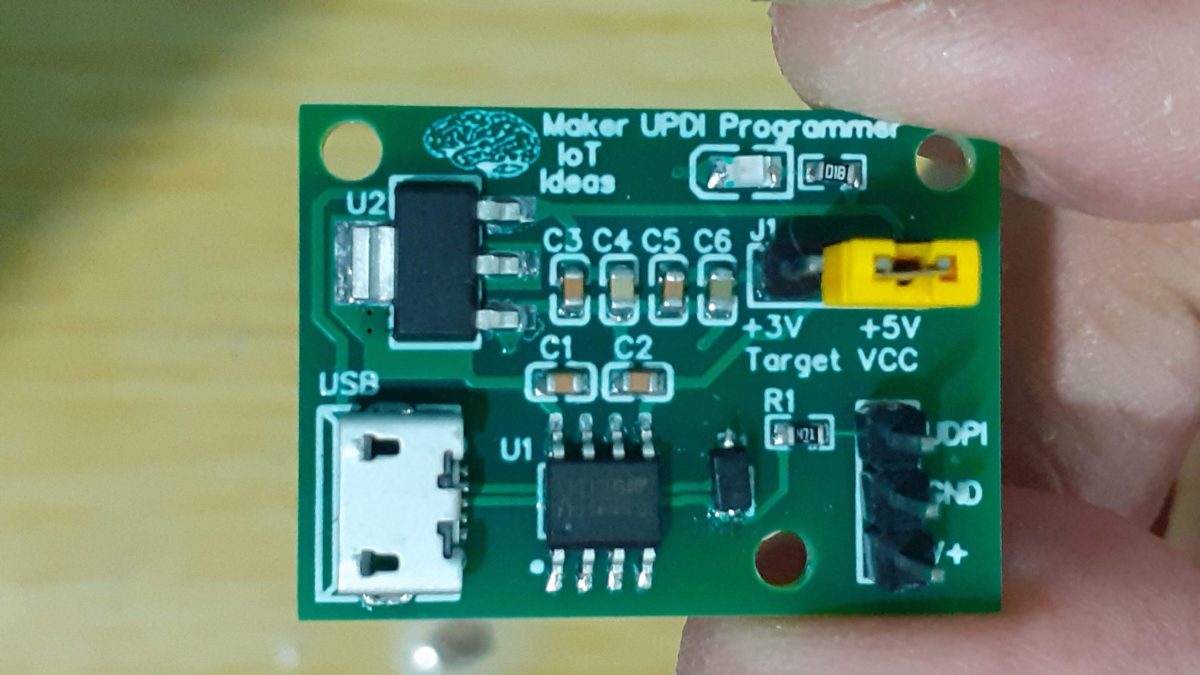 Small and Cheap UPDI Programmer