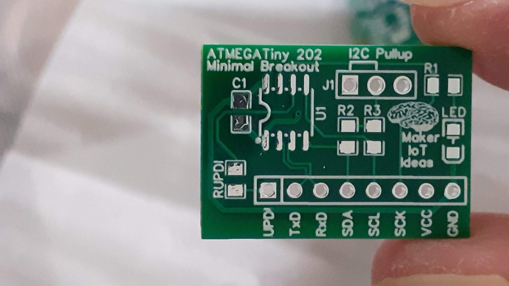 ATTiny202 Breakout-Blank PCB-Top