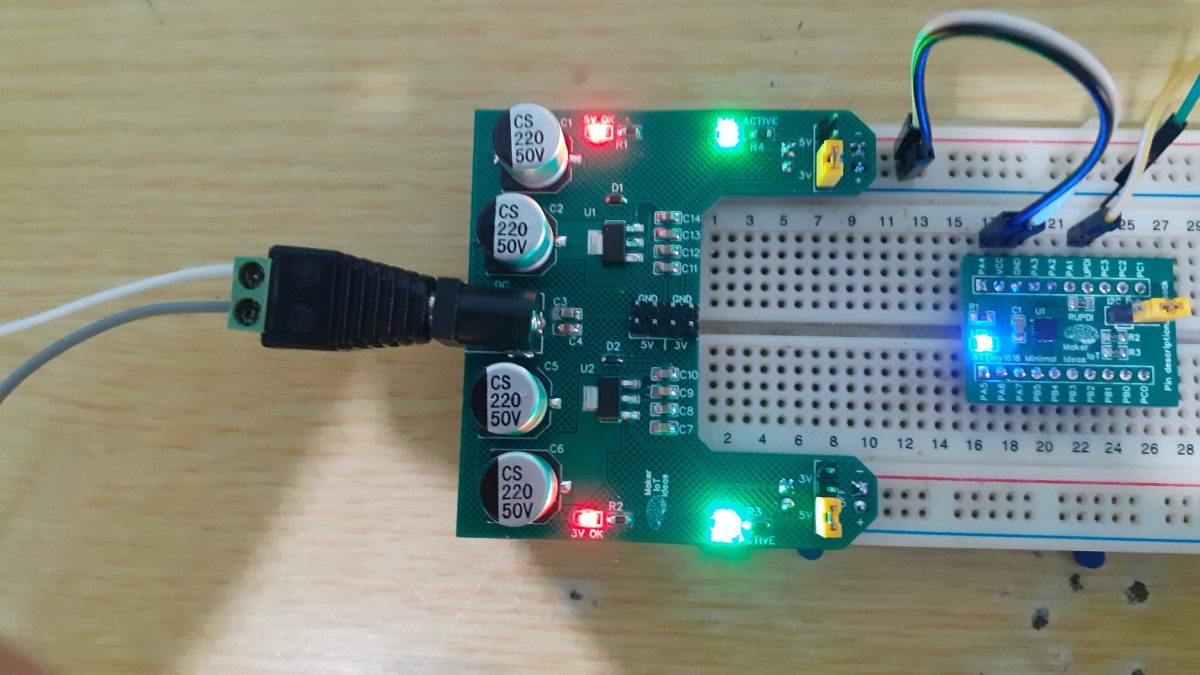 Custom designed Breadboard Power Module