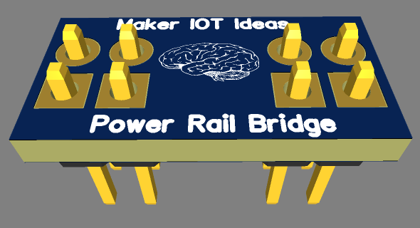 Breadboard Power Rail Bridge