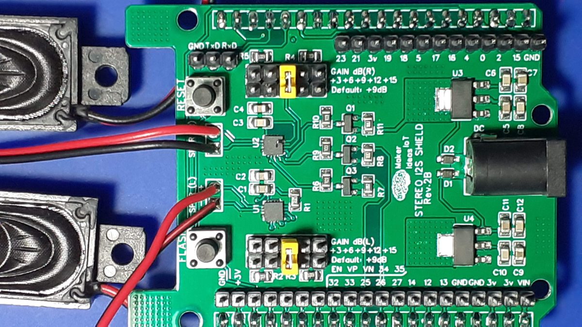 Stereo I2S Shield – The next iteration…