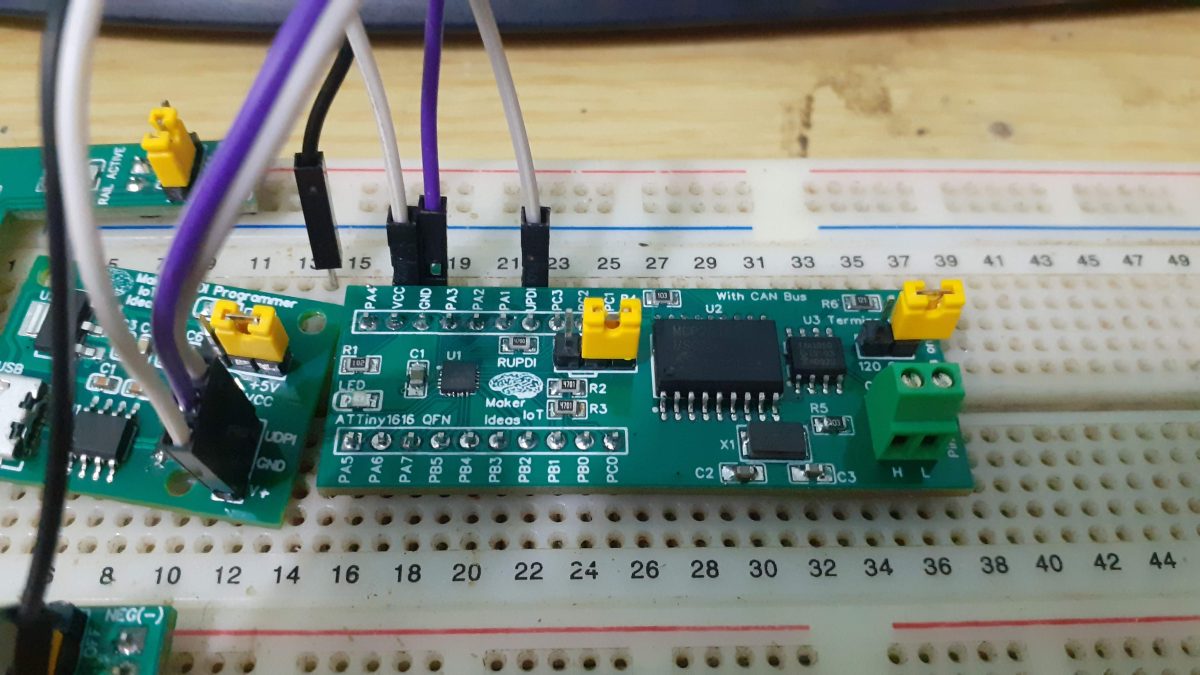 CAN Bus support with the ATTiny1616