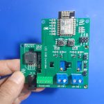 LED COB Controller stacked on top of Variable Voltage Poser Module