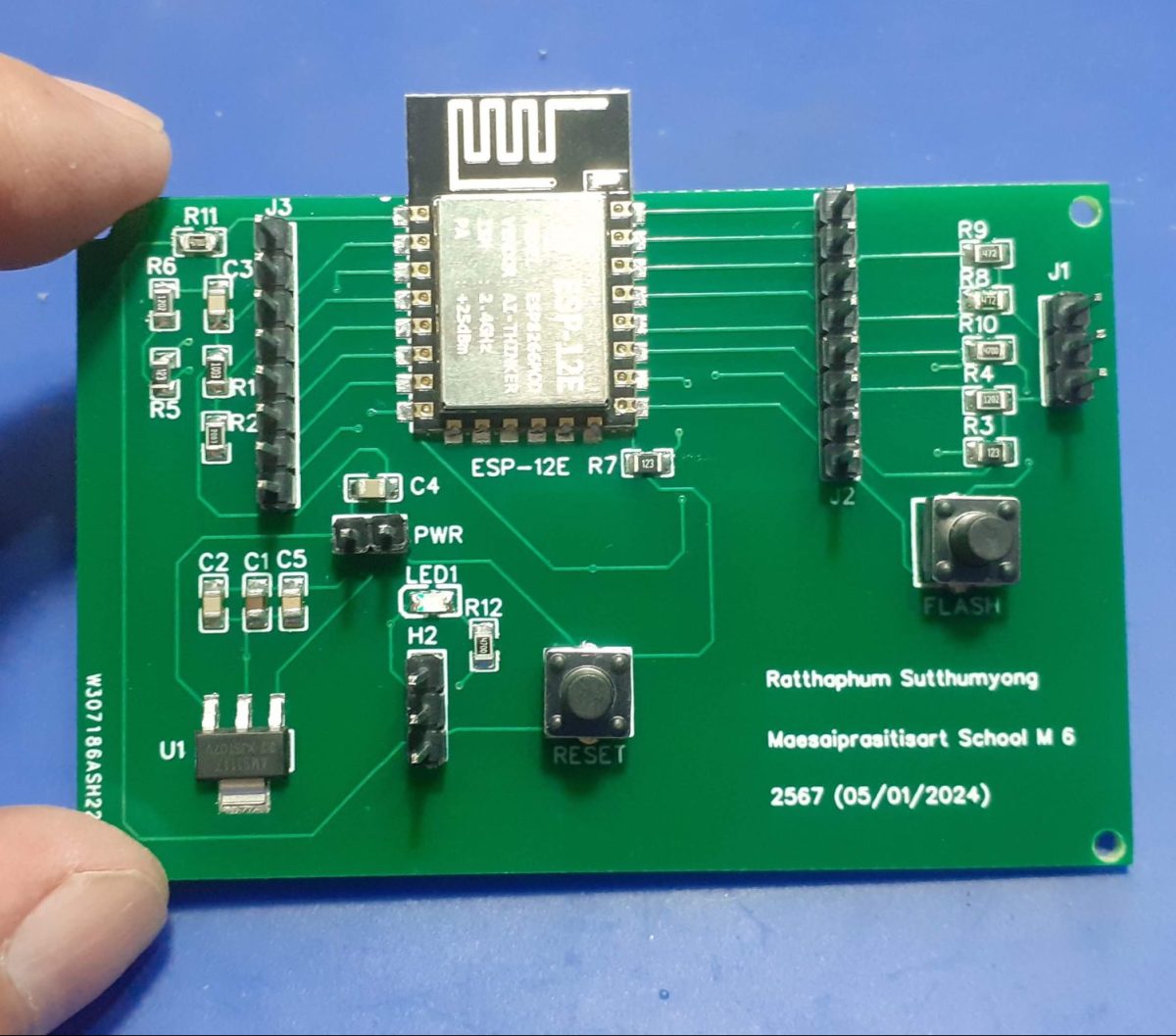 A Student designed ESP8266 Dev Board