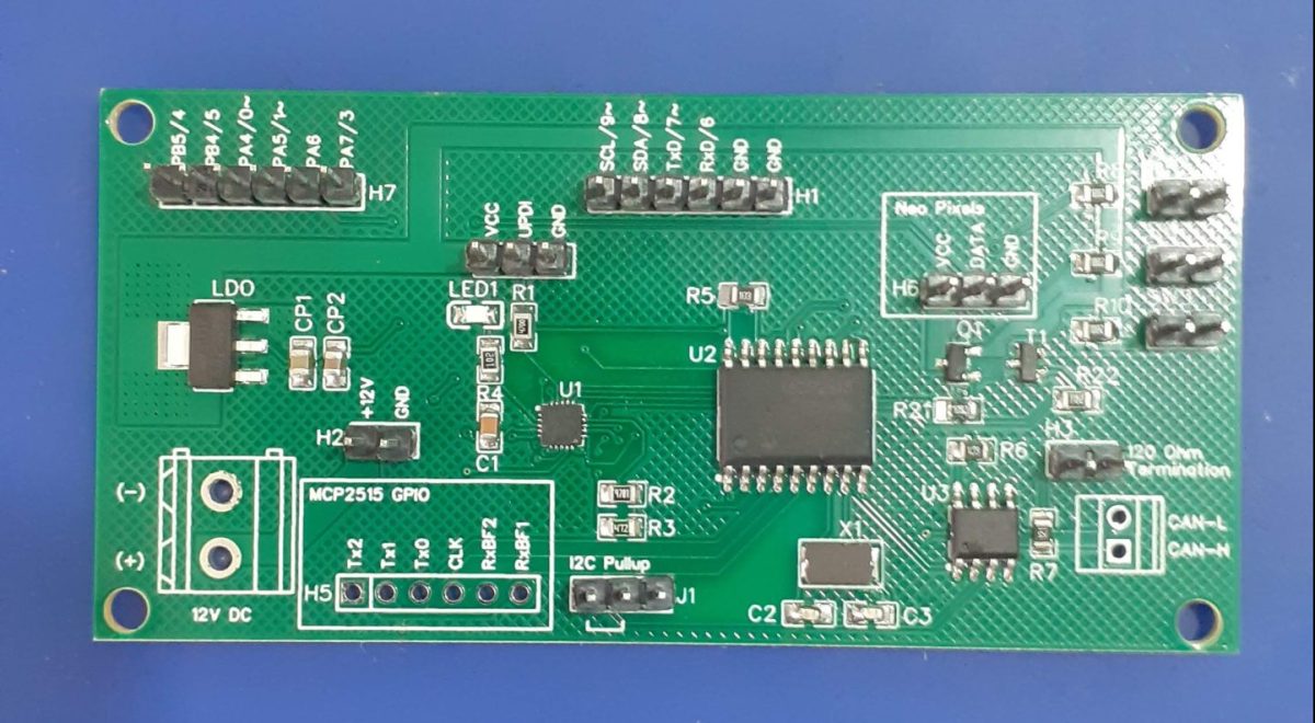 NeoPixel CAN-Bus Module with local control