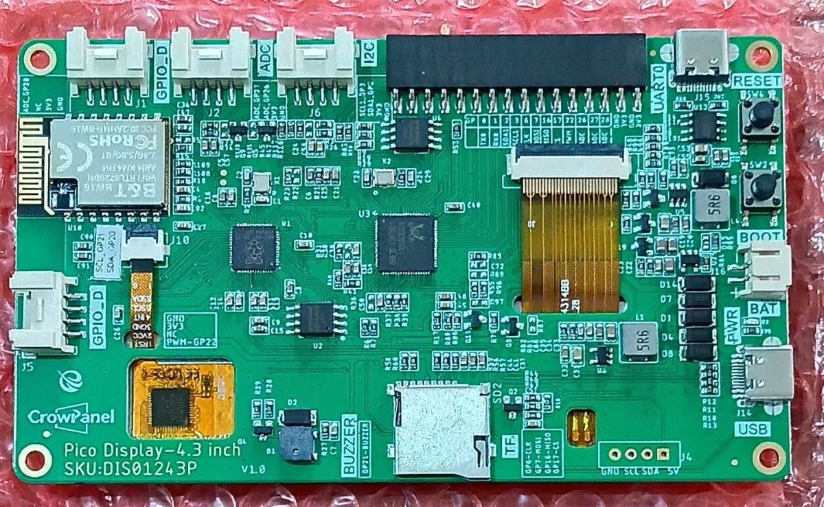 Elecrow CrowPanel PICO HMI 4.3″ Display – Review